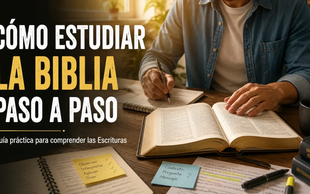 Cómo estudiar la Biblia paso a paso: aprender antes de profundizar