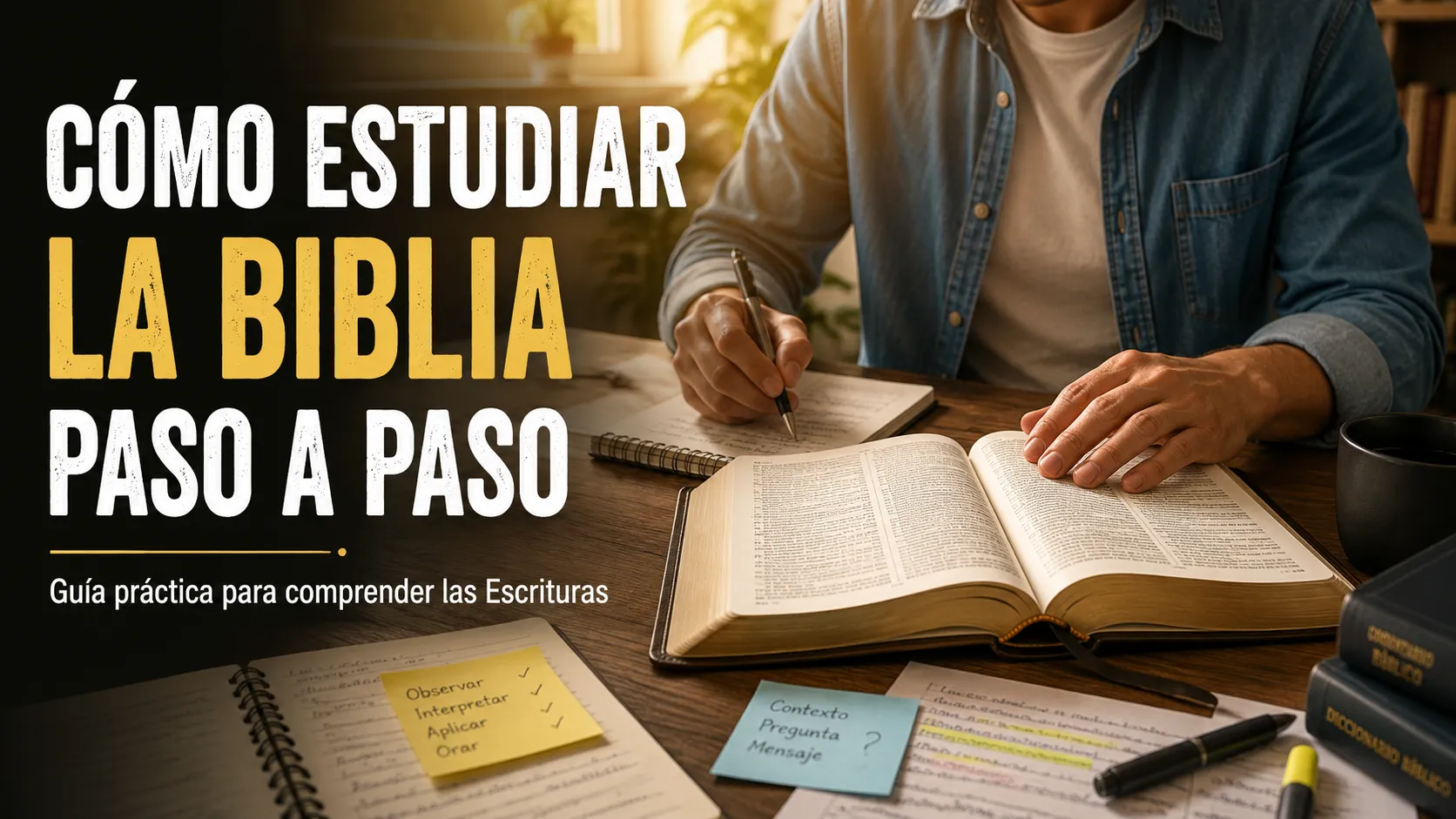 como estudiar la biblia paso a paso